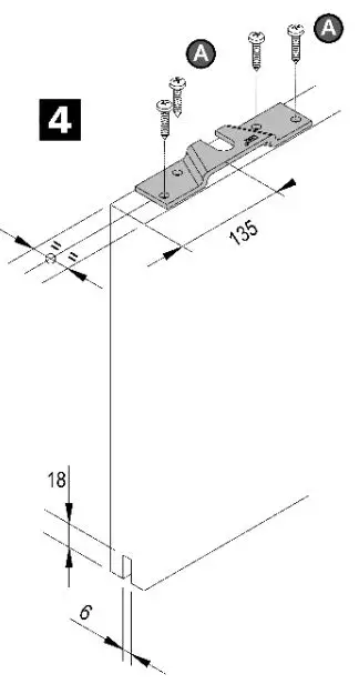 SLID-UP-SU-11001-Sliding-Door-Fitting-2-x-155-cm-fig-4