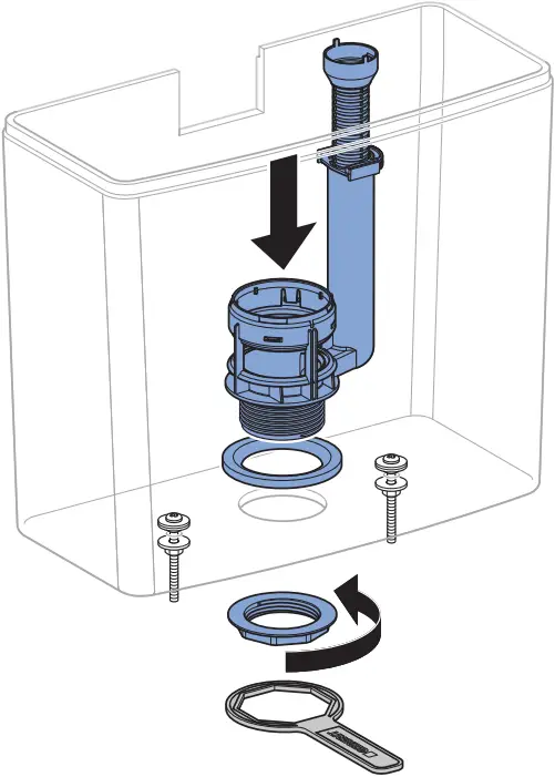GEBERIT TYP 290 Dual Flush Filling Valve - a3