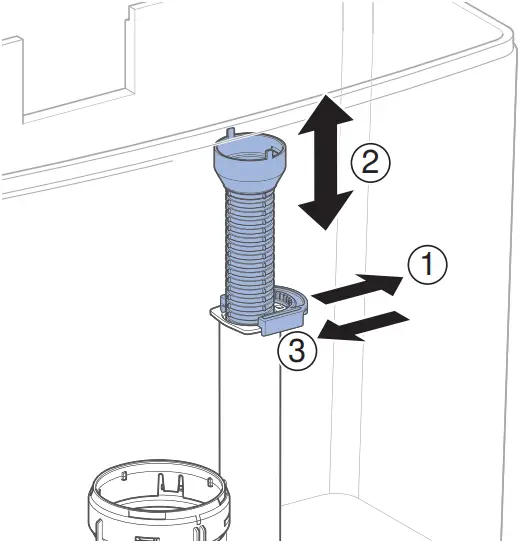 GEBERIT TYP 290 Dual Flush Filling Valve - a6