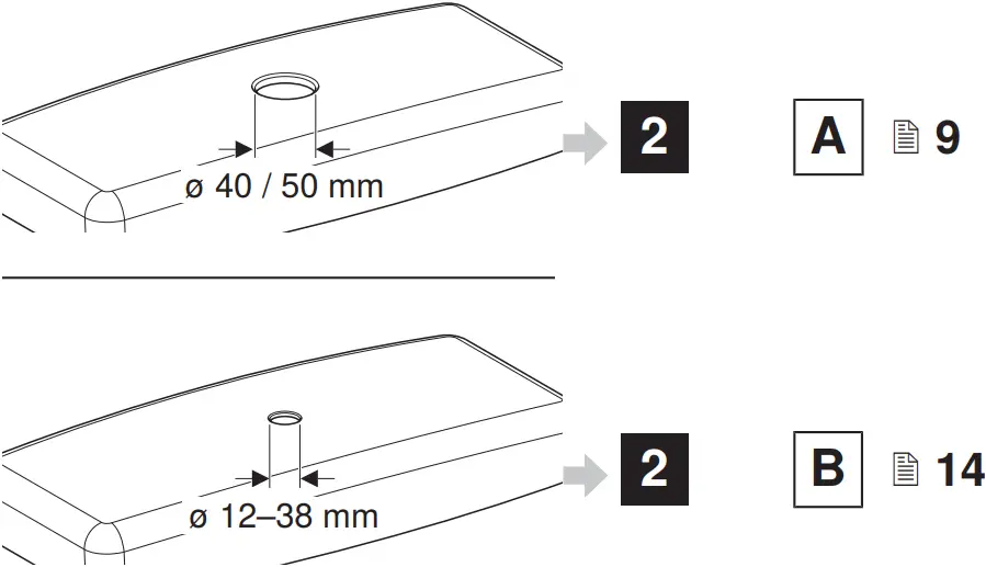 GEBERIT TYP 290 Dual Flush Filling Valve - b1
