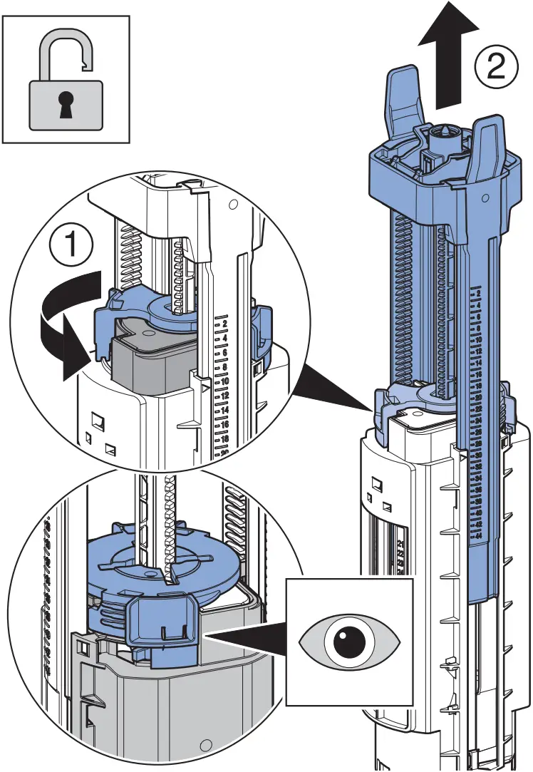 GEBERIT TYP 290 Dual Flush Filling Valve - c1