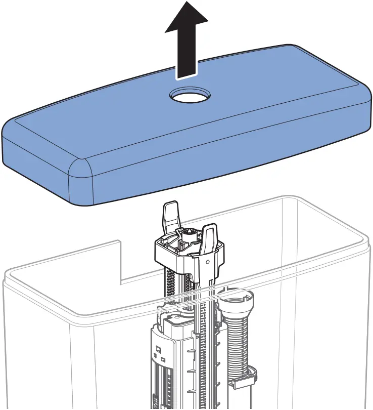 GEBERIT TYP 290 Dual Flush Filling Valve - c3