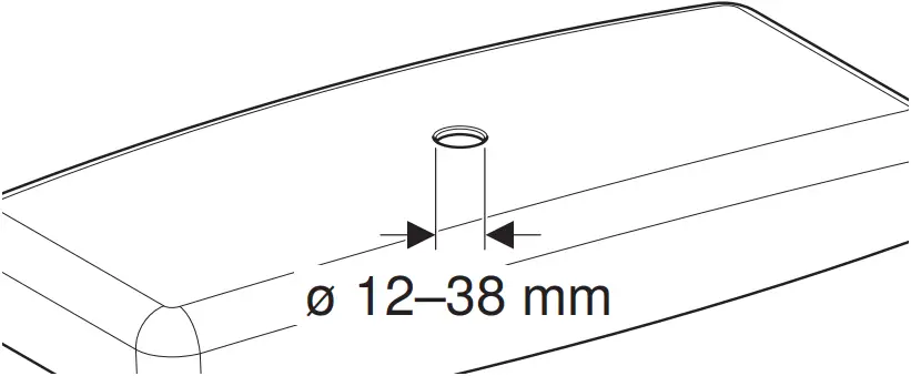 GEBERIT TYP 290 Dual Flush Filling Valve - d1