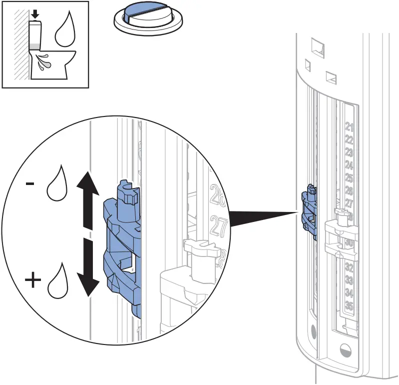 GEBERIT TYP 290 Dual Flush Filling Valve - e1