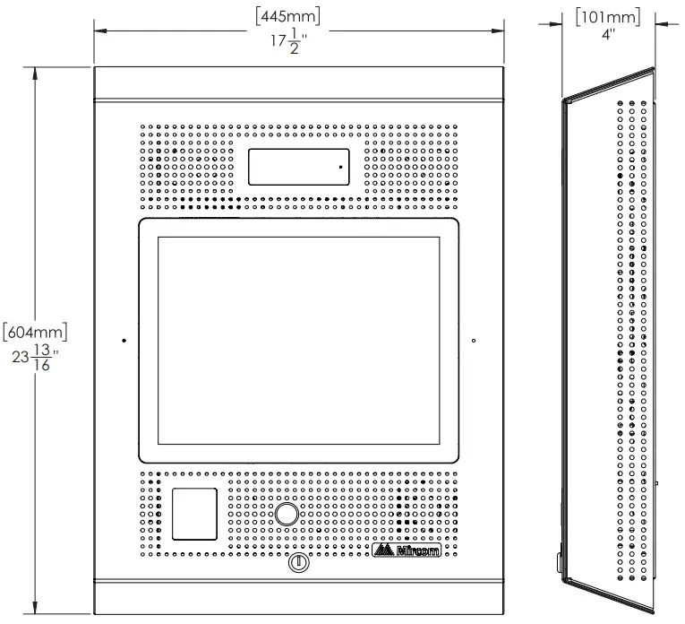 Mount the TX3-PS24-5A 24 VDC, 156 W Power Supply
