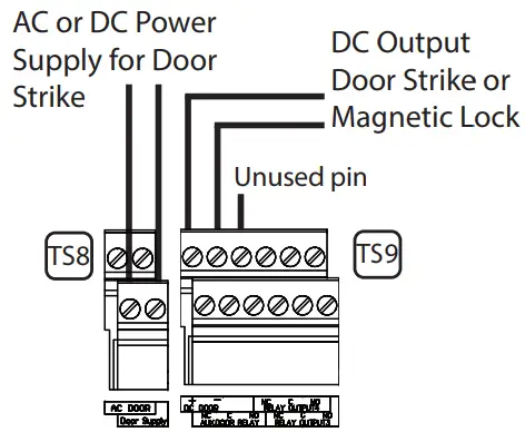 DC Door Strike (Output 1)