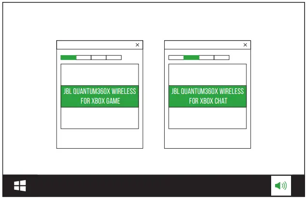 JBL Quantum 360X Wireless Over Ear Console Gaming Headset for Xbox - setup