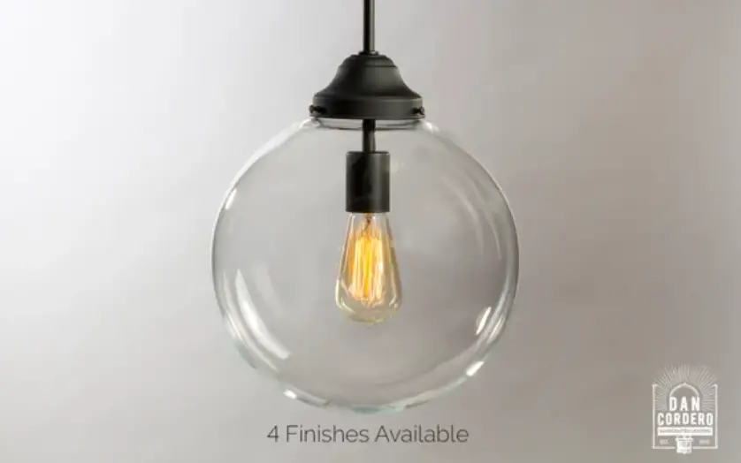 Signature Hardware 946600 Orchard Pendant Light Single Light Opal Shade Instruction Manual