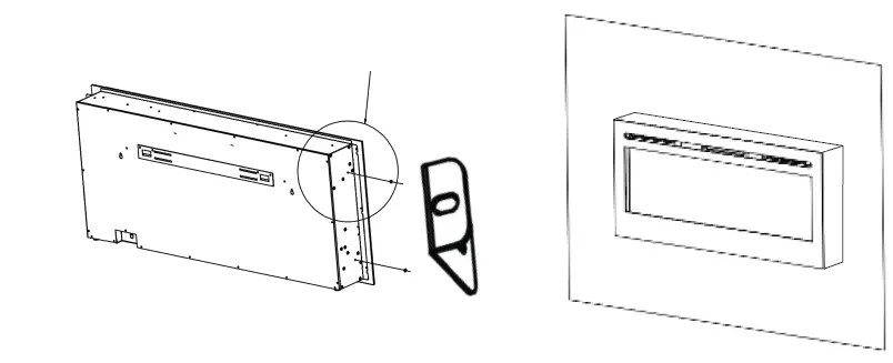 MODERN-FLAMES-CEF-50B-Challenger-Wall-Mount-Recessed-Electric-Fireplace-FIG-7