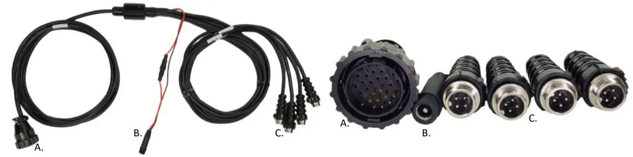 DAKOTA MICRO DMOV-ALI OverView Camera to Ag Leader Monitor Video Adapter Cable - Cable Connectors