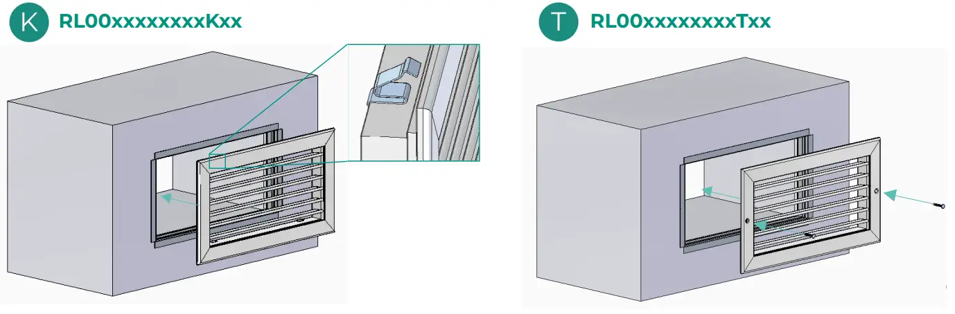 AIRZONE RL00 Non Motorised Diffusion - INSTALLATION