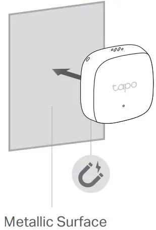 tp-link T310 Smart Temperature and Humidity Sensor - Metallic Surface