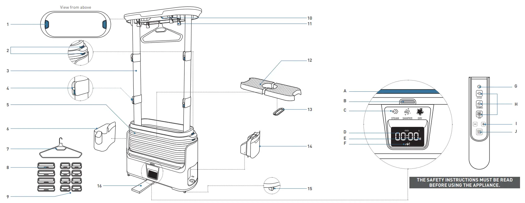 TEFAL YT40XX Automatic Garment Steamer - PRODUCT