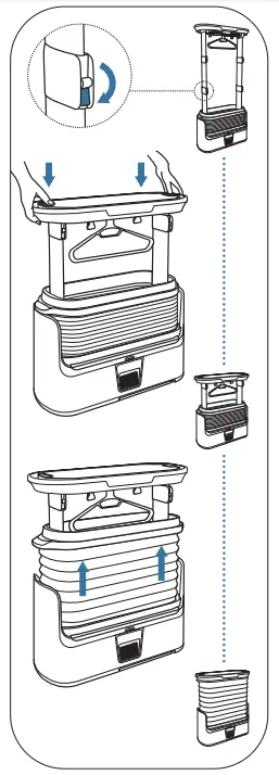 TEFAL YT40XX Automatic Garment Steamer - USING THE PRODUCT 5