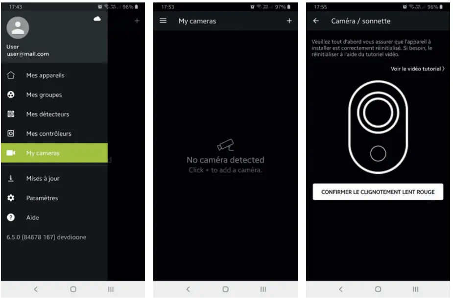 Camera configuration