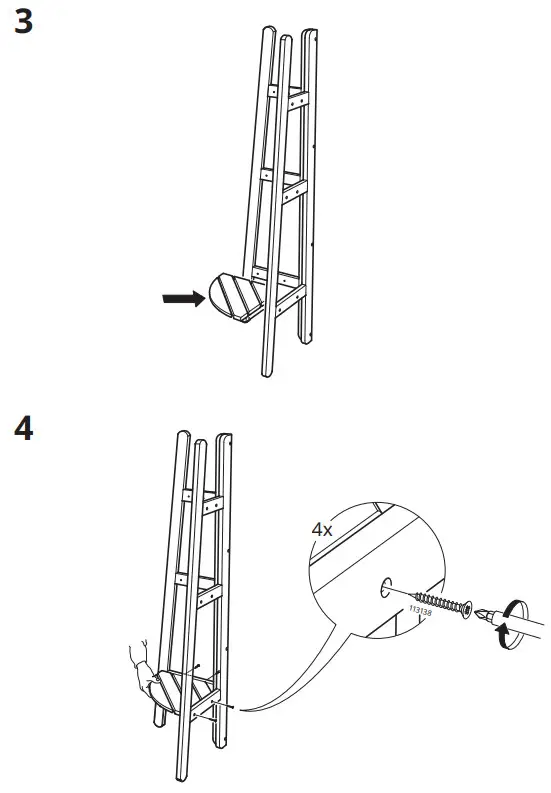 IKEA ASKHOLMEN Light Brown Plant Stand - fig 3