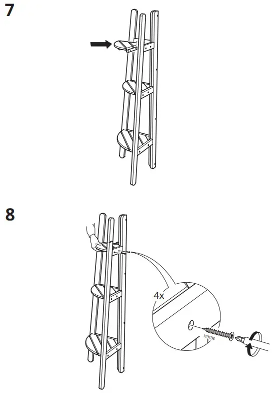 IKEA ASKHOLMEN Light Brown Plant Stand - fig 5