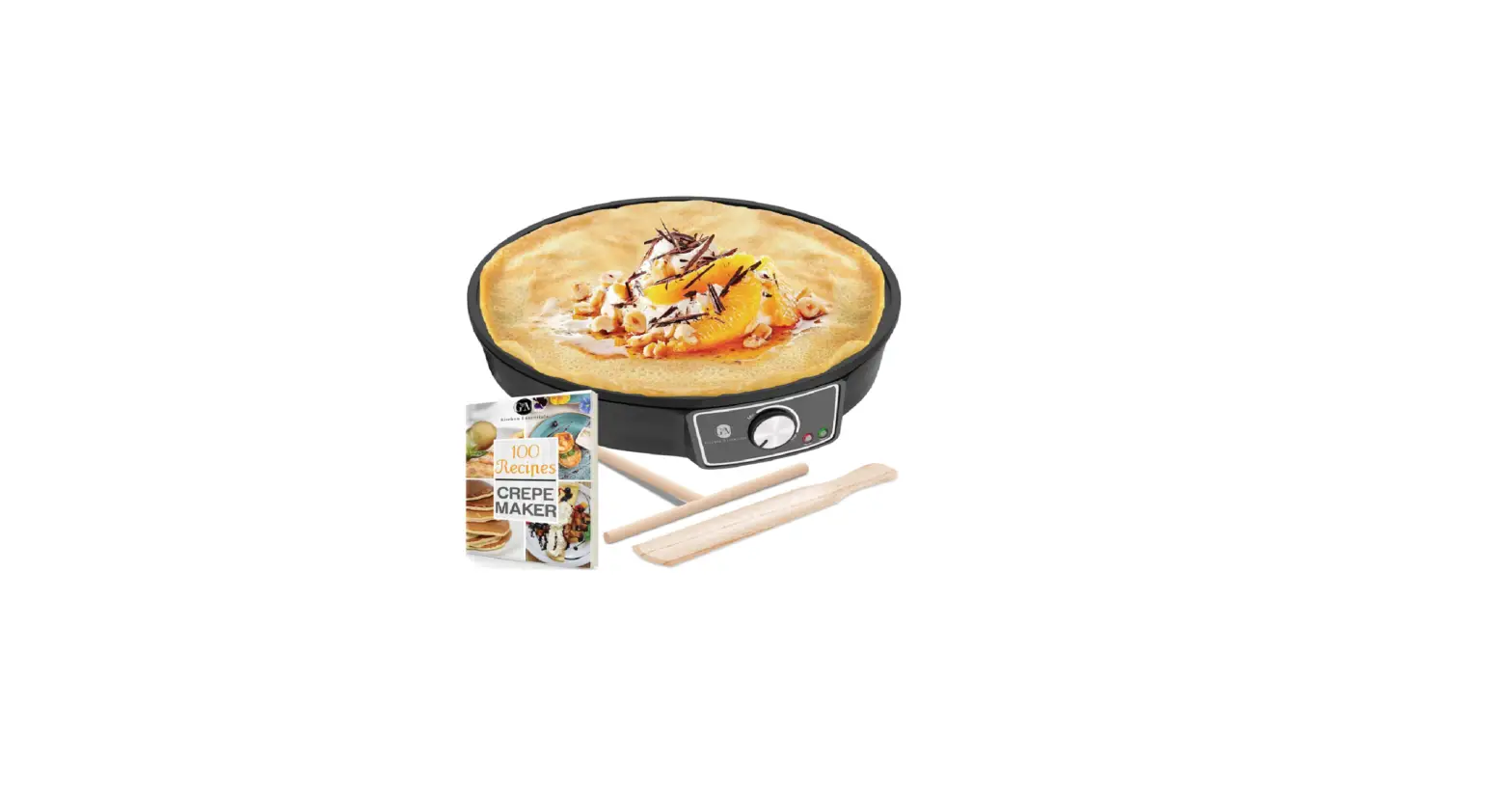 G&m Kitchen Essentials Cominhkpr137463 Crepe Maker User Manual