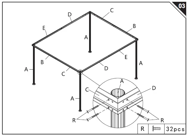 Outsunny-84C-144-2-Tier-Gazebo-with-Curtains-and-Nets-05