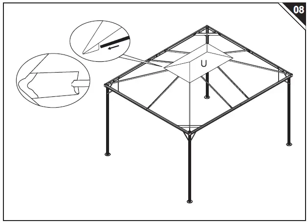 Outsunny-84C-144-2-Tier-Gazebo-with-Curtains-and-Nets-10