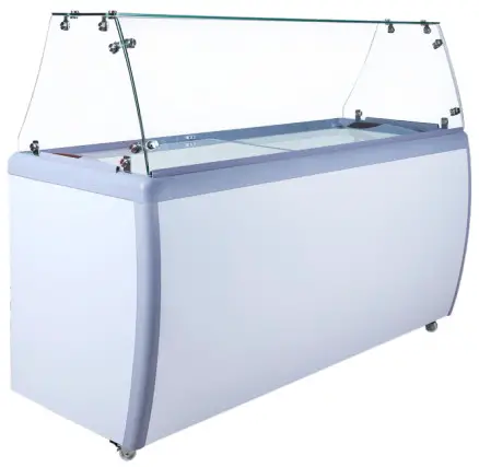 KoolMore KM 26FG Ice Cream Dipping Cabinet Display Freezer - final image