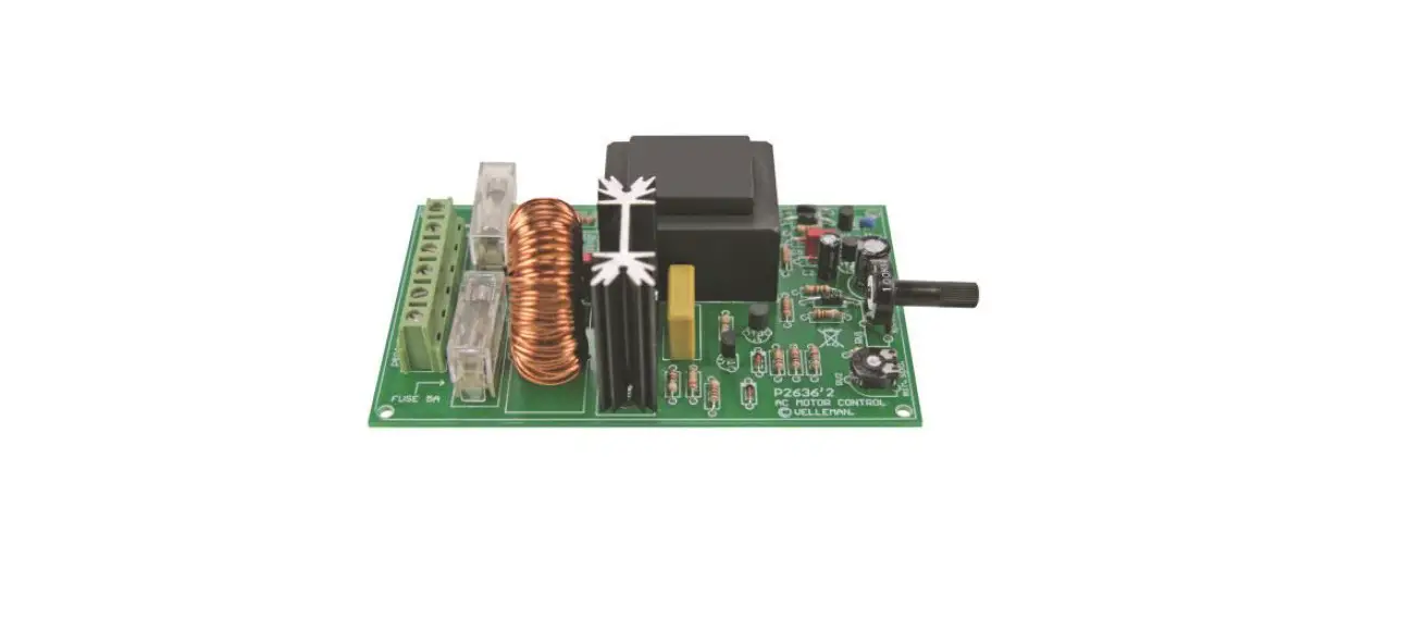 Velleman K2636 Universal Ac Motor Control Instruction Manual