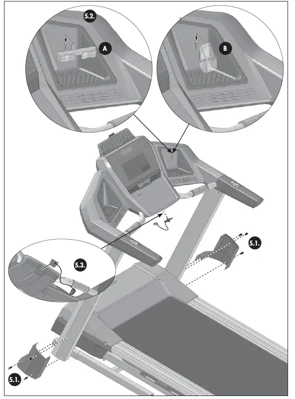 KETTLER TM1039-100 Alpha Run 800 Treadmill 10