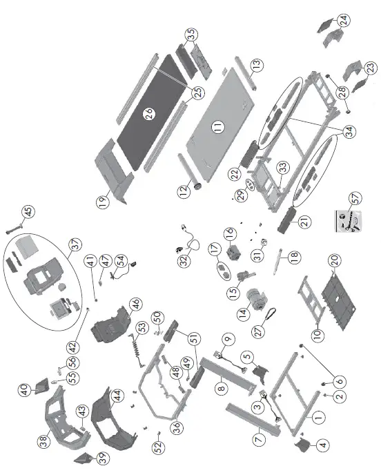 KETTLER TM1039-100 Alpha Run 800 Treadmill 13
