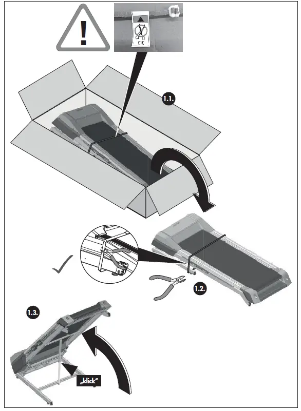 KETTLER TM1039-100 Alpha Run 800 Treadmill 6