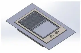 cookout EPICURE PRO Stainless Steel Built-In Barbecue A2