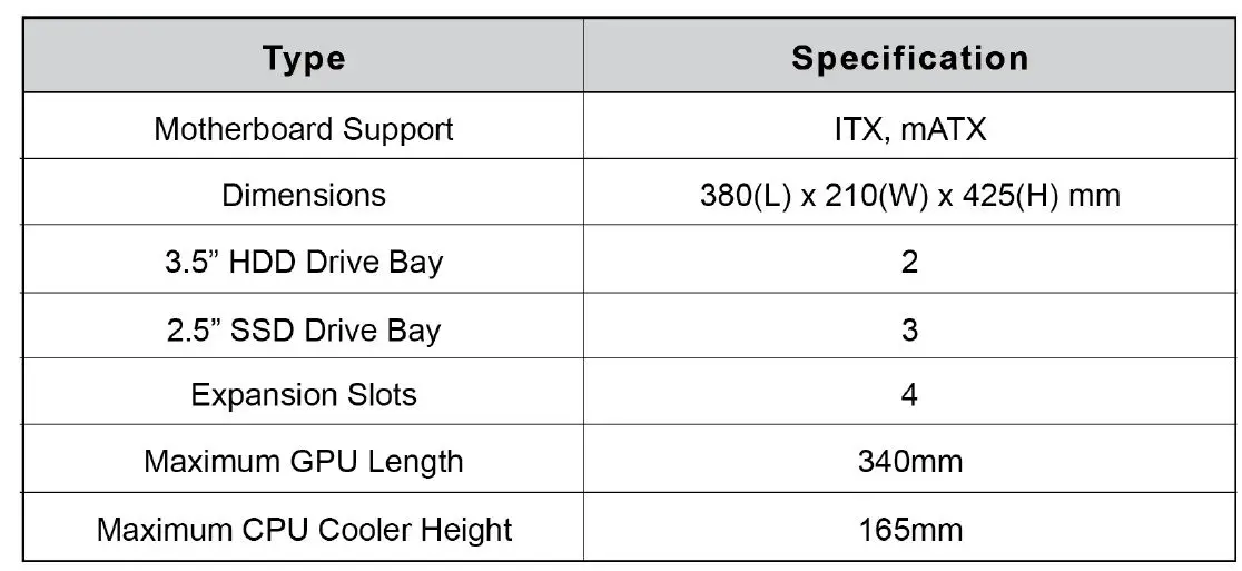 tecware FLATLINE Mini Tower Case User Guide fig-1