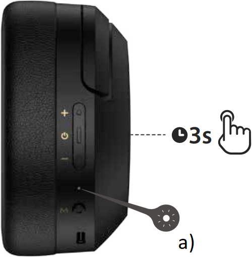 EDIFIER W820NB Plus - Power ON OFF