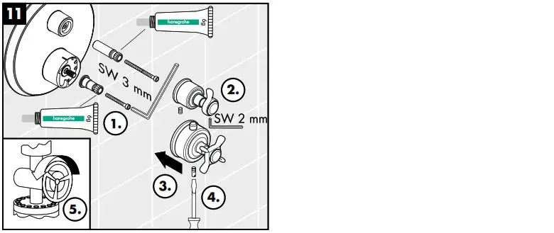 AXOR 10720000 Starck Shower Mixers - Montreux 11