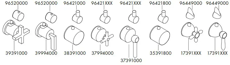 AXOR 10720000 Starck Shower Mixers - Montreux 15