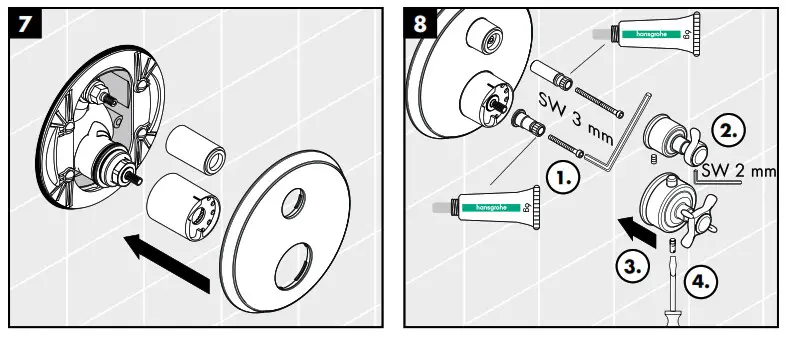 AXOR 10720000 Starck Shower Mixers - Montreux 4
