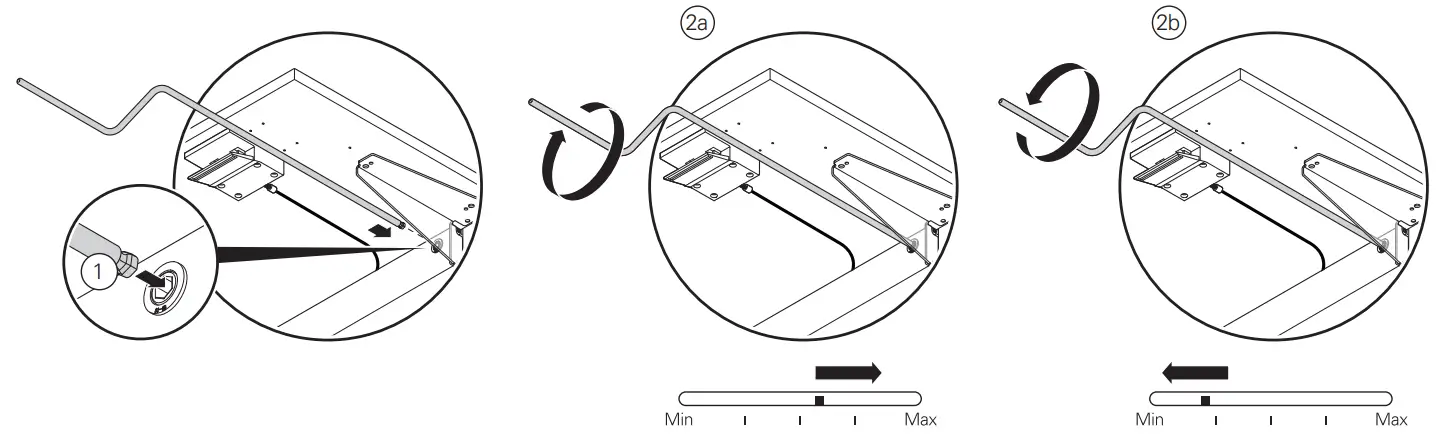 Without Mounted Tension Adjuster Handle