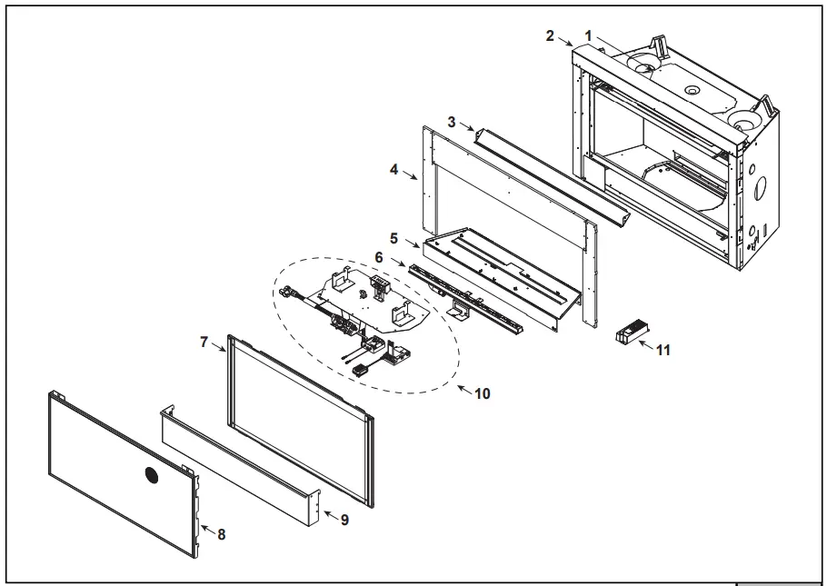 HEARTH HOME technologies DVLINEAR36 DV Linear Gas Fireplace - Fig 12
