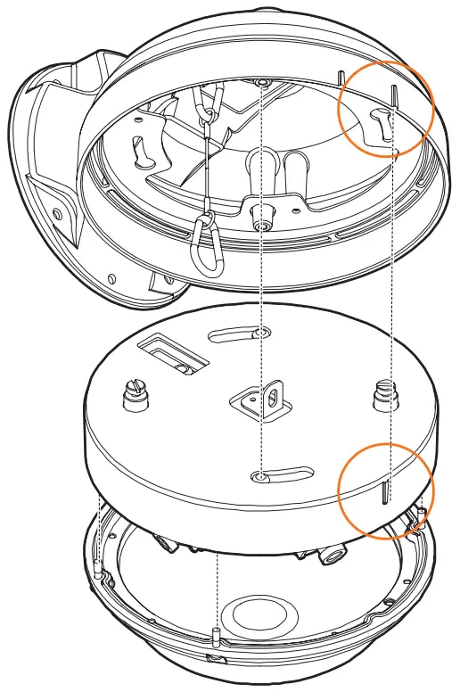 DIGITAL WATCHDOG DWC-PVX16WW MEGApix Flex 16MP Multisensor Vandal Dome IP Camera - Gently attach