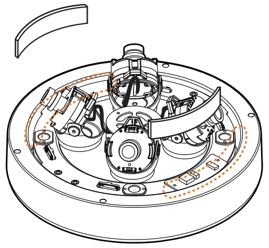 DIGITAL WATCHDOG DWC-PVX16WW MEGApix Flex 16MP Multisensor Vandal Dome IP Camera - remove the dome