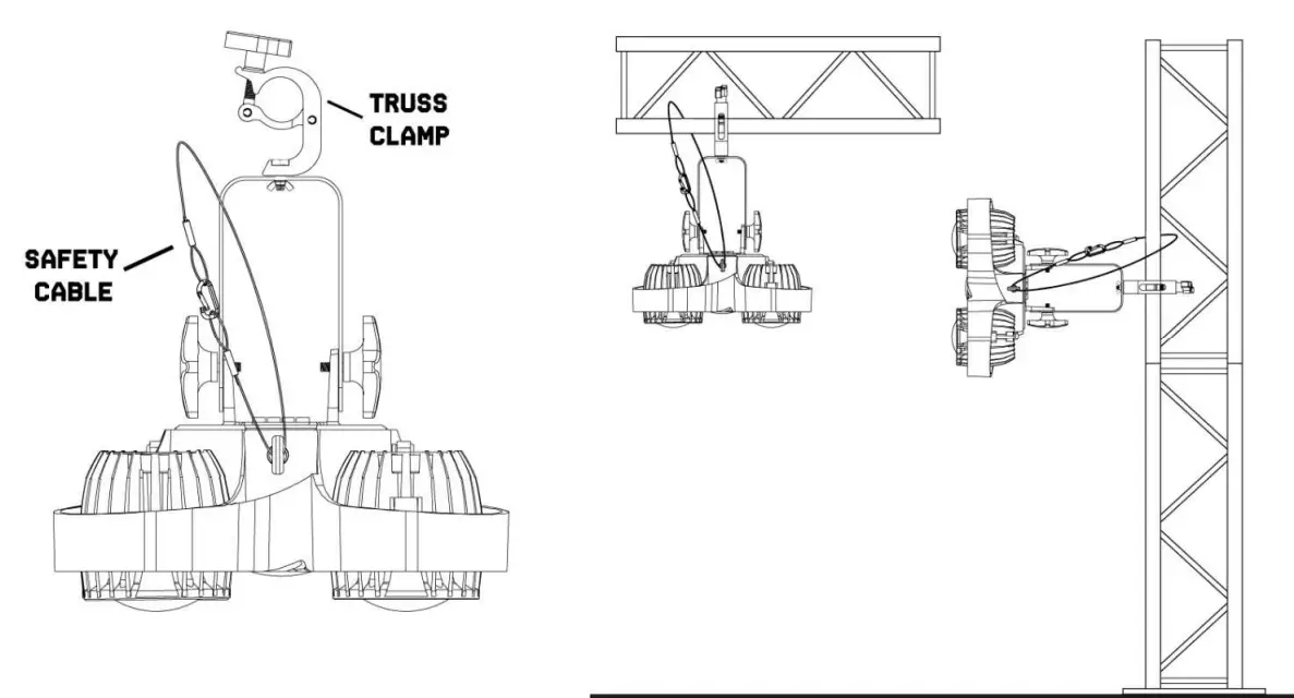 beamZ Pro SP420IP Stage Blinder