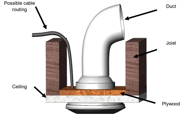AIRFLOW iCON 60 Kitchen Extractor Fan - Ceiling Recess
