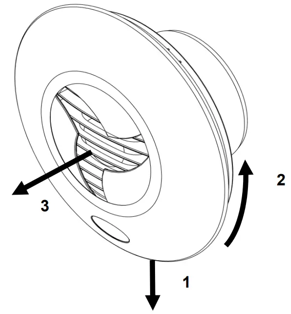 AIRFLOW iCON 60 Kitchen Extractor Fan - cover by pulling