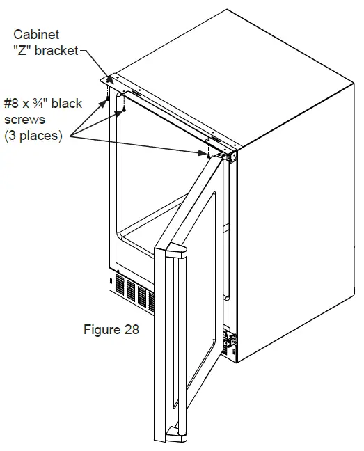 MARVEL MPRF424-IS31A Undercounter Refrigeration 7