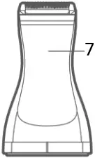 Muejjur MJ-8992 Waterproof Bikini Trimmer for Women B4