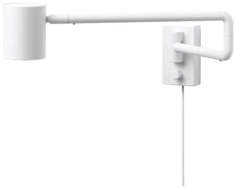 IKEA NYMÅNE Wall Lamp with Swing Arm