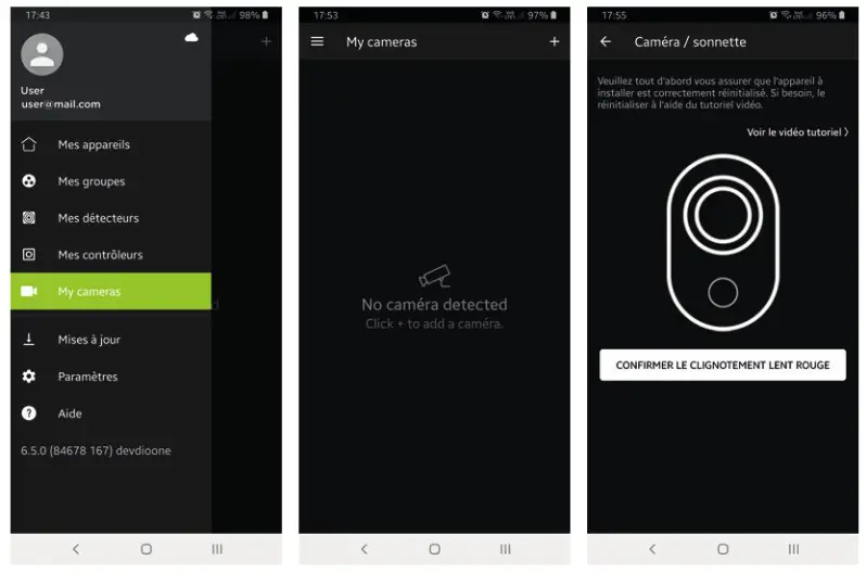 Chacon IPCAM FE06 Outdoor Black IP WiFi Camera - Camera conﬁguration