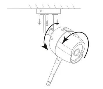 Chacon IPCAM FE06 Outdoor Black IP WiFi Camera - Install