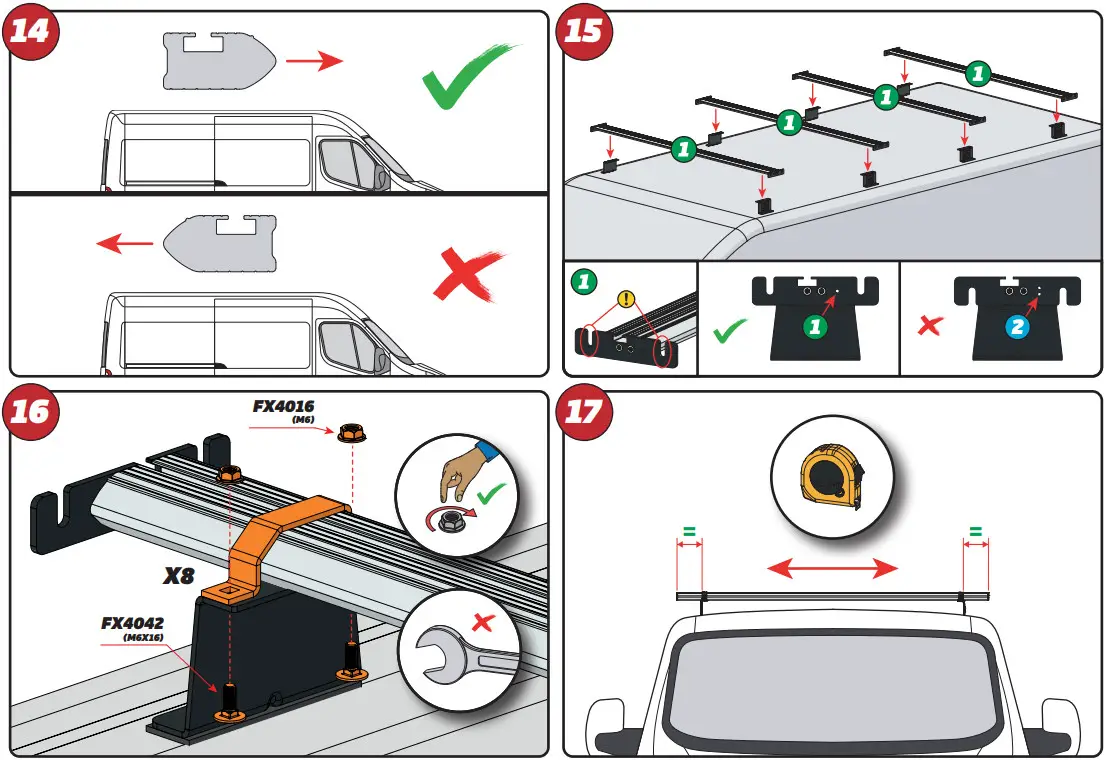 VAN GUARD ULTI Rack Roof Racks - fig 13