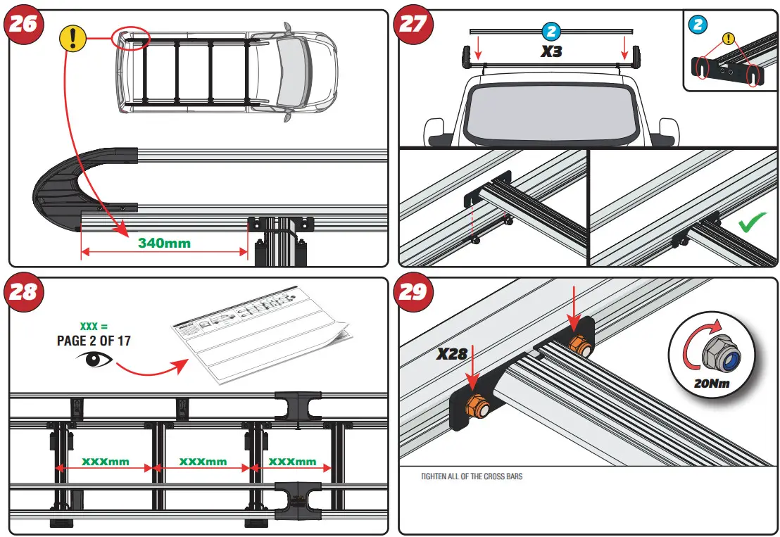 VAN GUARD ULTI Rack Roof Racks - fig 16