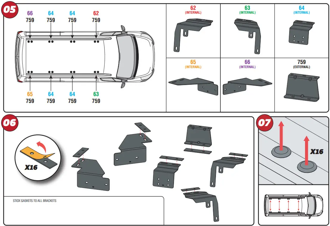 VAN GUARD ULTI Rack Roof Racks - fig 8